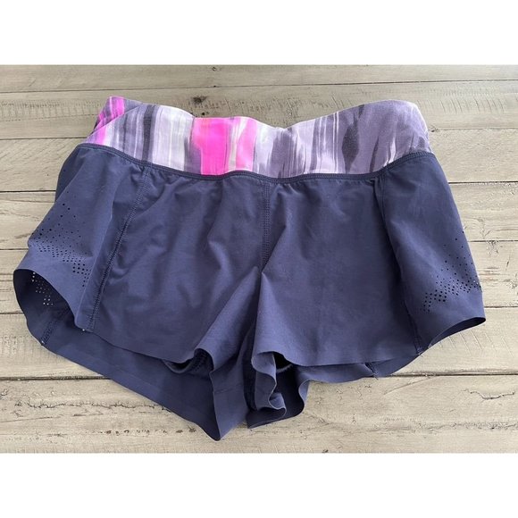 lululemon athletica Pants - Lululemon Run: Light As Air Short Deep Indigo / Mirage Deep Indigo
